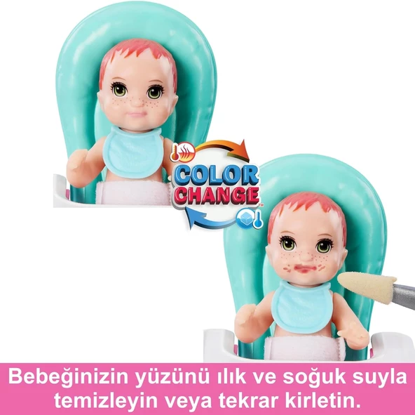 Barbie Skipper Bebek Bakıcısı Oyun Seti HTK35 - 4
