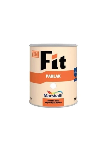 Marshall Fit Yağlı Boya   Siyah 0.75lt - Resim 2
