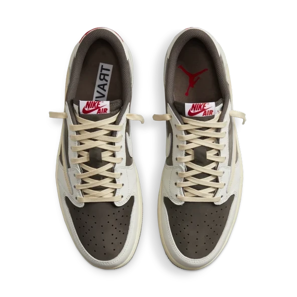Nike Air Jordan 1 Low Travis Scott Reverse Mocha Sneaker Spor Ayakkabı DM7866-162 - Resim 4