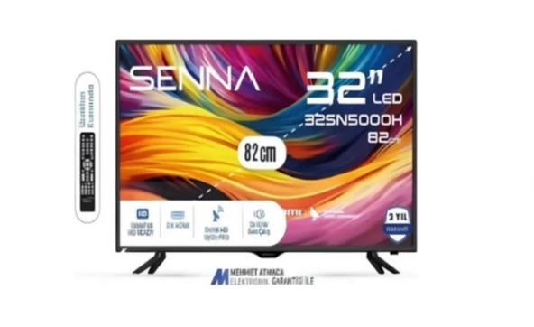 Senna 32SN5000H HD 32" 82 Ekran Uydu Alıcılı LED TV