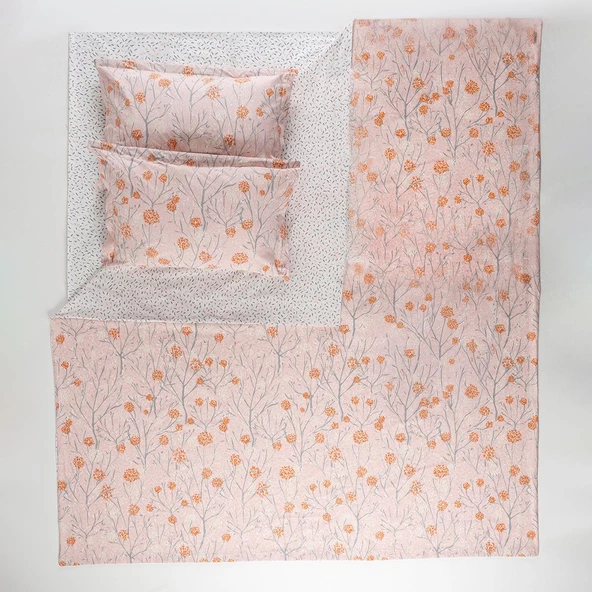 Soley | Daisy | %100 Pamuk Çift Kişilik Nevresim Takımı - 5