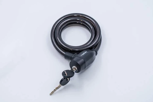 Raptor Bisiklet Anahtarlı Kilit 120 CM - 12 MM Kalınlık Bisiklet Motosiklet Güvenlik Kilidi - 2