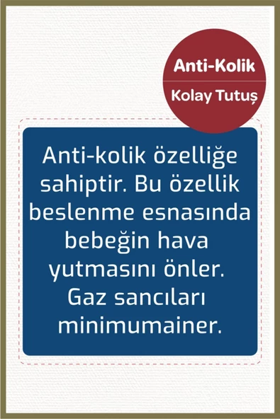 Bebedor Premium Seri Geniş Ağız Antikolik Biberon Tritan 240 ml 95302 - 3