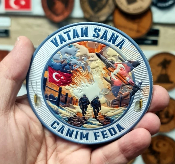 VATAN SANA CANIM FEDA PEÇ - Arma - TPU Patch - 2
