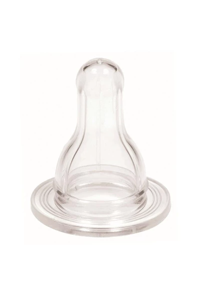 Bebedor Dar Ağız Biberon Emziği Yavaş Akış 0-3 Ay Şeffaf