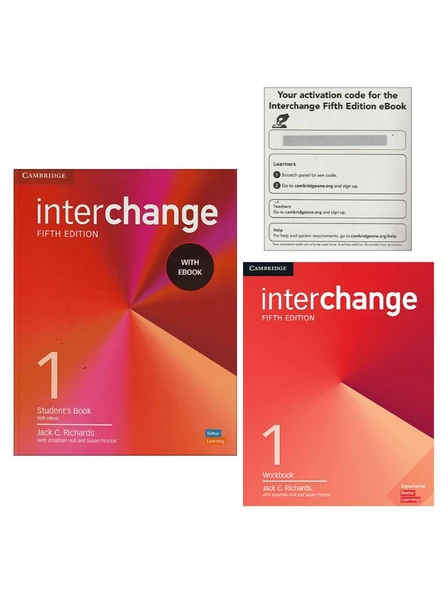 Interchange 1 Fifth Edt. Student's Book+Workbook+Access Code ürün görseli 1