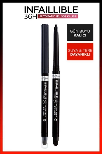 Infaillable Automatic Jel Göz Kalemi - Yoğun Siyah