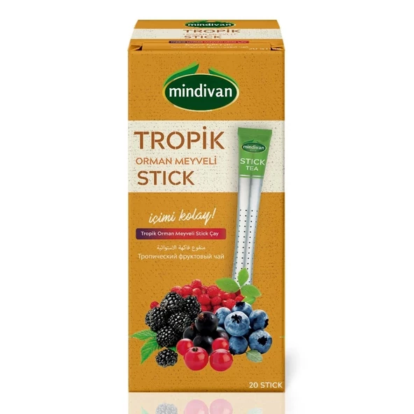 Tropik Meyveli Stick Çay 20'li