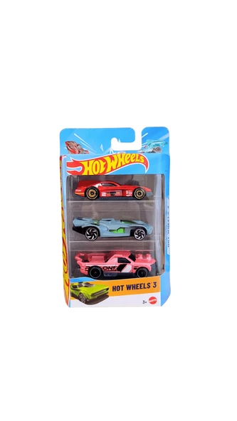 Hot Wheels 3'lü Araba Seti K5904-02