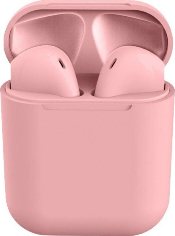 Inpods Tws 12 Dokunmatik Bluetooth Kulaklık V5.0 Pembe - 1