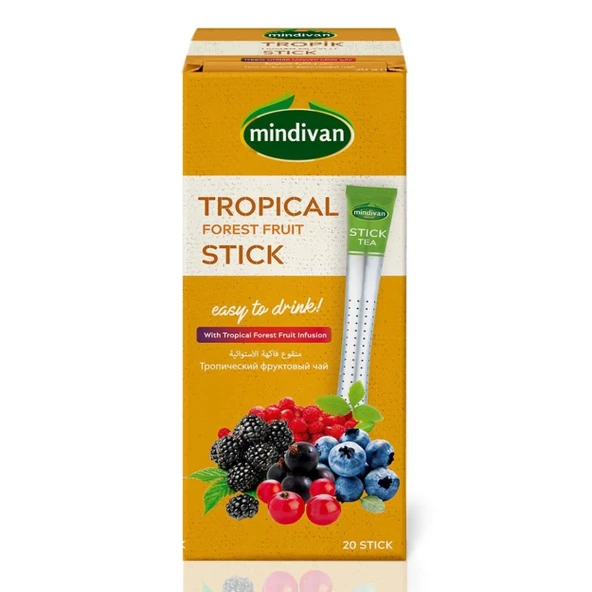 Tropik Meyveli Stick Çay 20'li - 2
