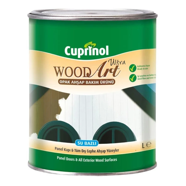 Cuprinol Wood Art Ultra Opak BW Beyaz Ahşap Boyası 1lt ürün görseli