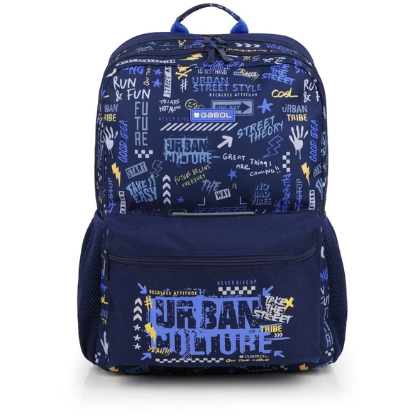 Gabol Okul Sırt Çantası Skull Mavi GB.235053 ürün görseli
