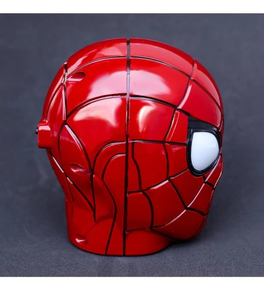 Spiderman Örümcek Adam Kablosuz Bluetooth Hoparlör Stereo Hoparlör LED Işık - 3