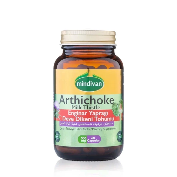 Enginar Ekstreli & Devedikeni Tohumu Ekstreli 500 Mg 60 Kapsül - 2