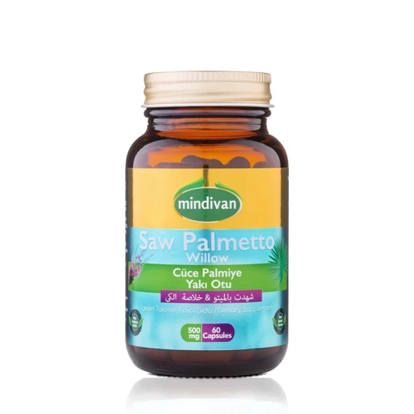 Cüce Palmiye & Yakı Otu Ekstresi 500 Mg 60 Kapsül - 2