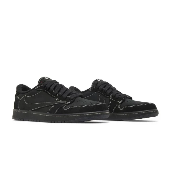 Nike Air Jordan 1 Retro Low OG SP Travis Scott Black Phantom Unisex Spor Ayakkab - Resim 3