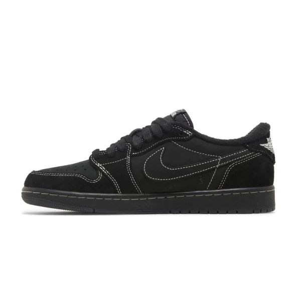 Nike Air Jordan 1 Retro Low OG SP Travis Scott Black Phantom Unisex Spor Ayakkab - Resim 2
