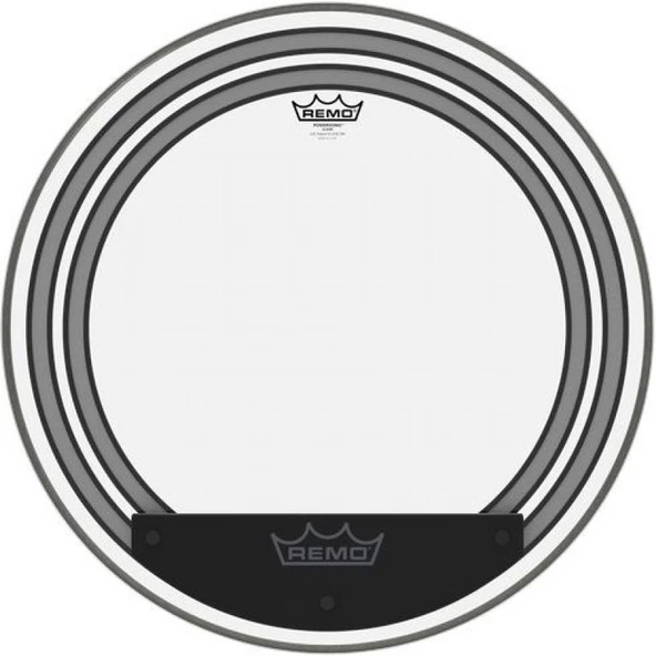 REMO PW-1322-00- Powersonic® Şeffaf 22\" Bas Davul Derisi ürün görseli 1