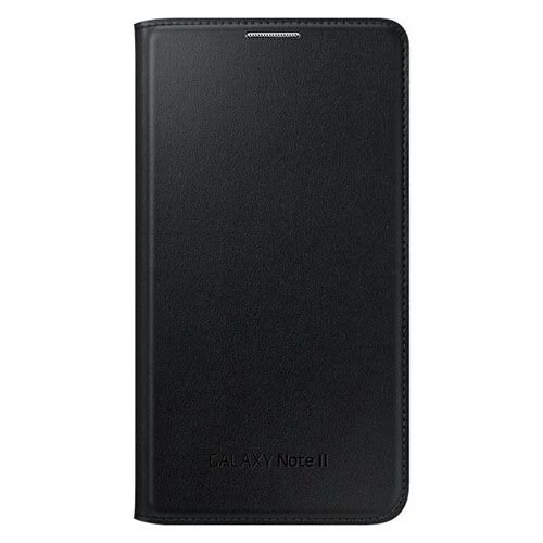 Galaxy Note 2 ile Uyumlu Kılıf Flip Wallet Siyah EF-NN710B - 1