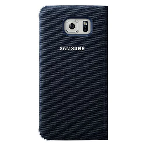 Galaxy S6 ile Uyumlu Flip Wallet (Tekstil) Siyah EF-WG920BBEGWW - 2