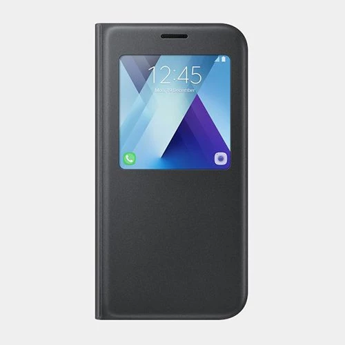 Galaxy A7(2017) ile Uyumlu S View Cover Siyah EF-CA720PBEGWW - 1