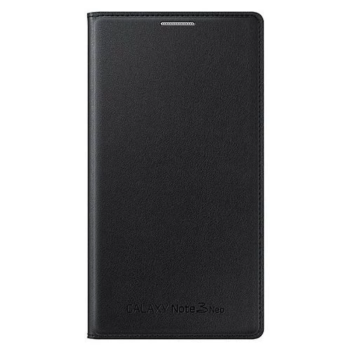 Galaxy Note 3 Neo ile Uyumlu Kılıf Flip Wallet Siyah EF-WN750B - 1