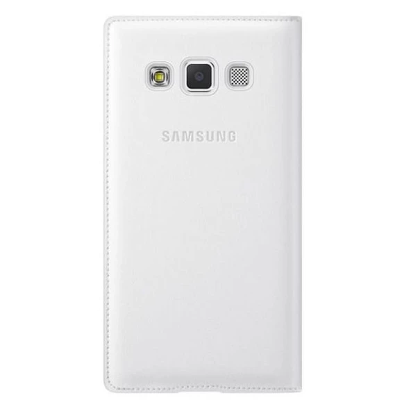 Galaxy A3 (2015) ile Uyumlu Kılıf Flip Cover Beyaz EF-FA300BW - 2
