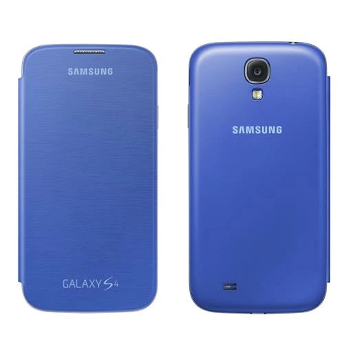 Galaxy S4 ile Uyumlu Flip Cover Kılıf Mavi EF-FI950BCEGWW (Out) - 4
