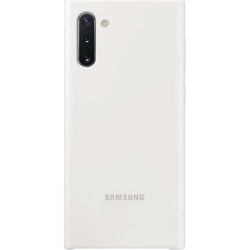 Galaxy Note 10 ile Uyumlu Silikon Kılıf Beyaz EF-PN970TWEGWW - 1