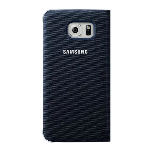 Galaxy S6 ile Uyumlu S View Cover (Tekstil) Siyah EF-CG920BBEGWW - 2