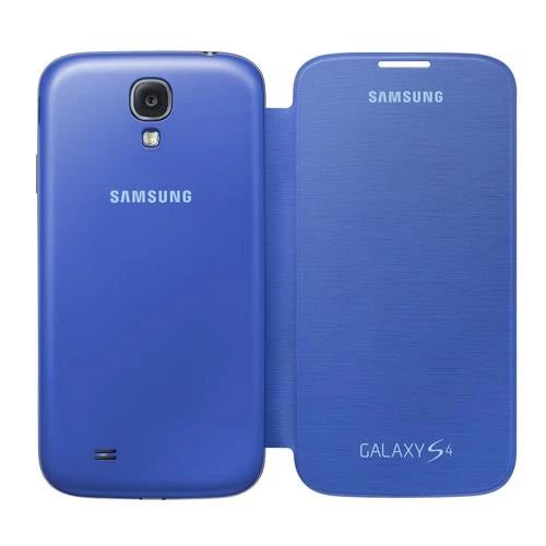 Galaxy S4 ile Uyumlu Flip Cover Kılıf Mavi EF-FI950BCEGWW (Out) - 3