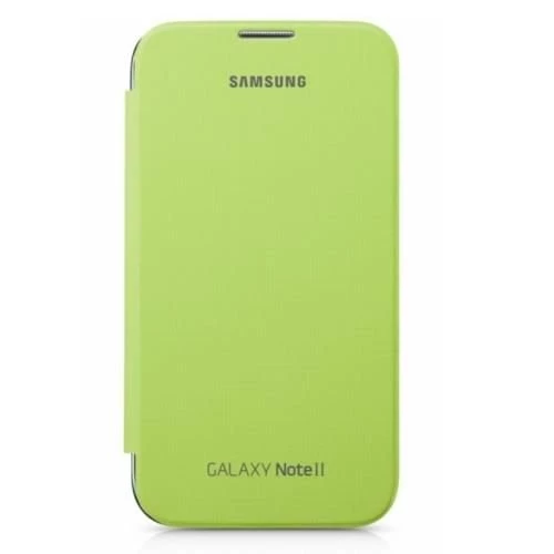 Galaxy Note 2 N7100 ile Uyumlu Flip Cover Kılıf Sarı EFC-1J9FLEGSTD (Out)