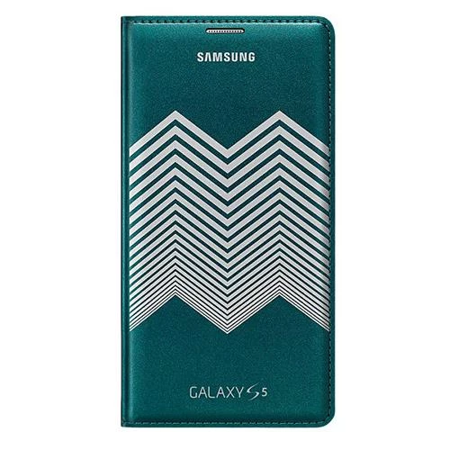 Galaxy S5 ile Uyumlu Nicholas Kırkwood Flip Wallet Kılıf Mavi Beyaz EF-WG900RKEGWW - 2