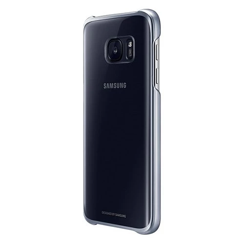 Galaxy S7 ile Uyumlu Clear Back Cover Kılıf Siyah EF-QG930CBEGWW - 1