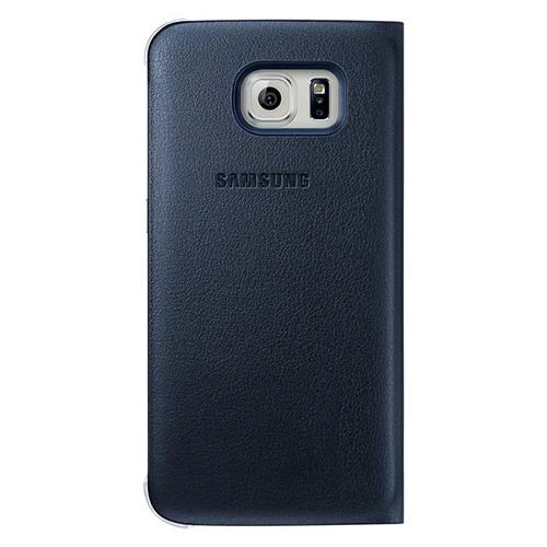 Galaxy S6 ile Uyumlu Flip Wallet (Deri Görünümlü) Siyah EF-WG920PBEGWW - 3