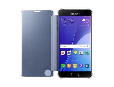Galaxy A5 (2016) A510F ile Uyumlu Clear View Cover Siyah EF-ZA510CBEGWW - 2