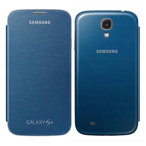 Galaxy S4 ile Uyumlu Flip Cover Kılıf Koyu Mavi EF-FI950BLEGWW (Out)