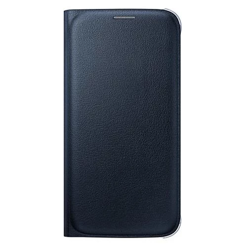 Galaxy S6 ile Uyumlu Flip Wallet (Deri Görünümlü) Siyah EF-WG920PBEGWW - 4