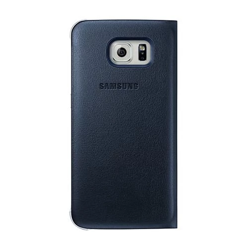 Galaxy S6 ile Uyumlu S View Cover (Deri Görünümlü) Lacivert EF-CG920PBEGWW - Resim 2