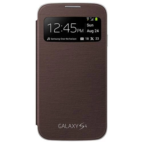 Galaxy S4 i9500 ile Uyumlu S View Cover Kılıf Kahve EF-CI950BAEGWW ürün görseli
