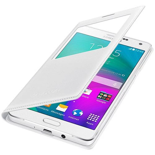 Galaxy A7 2015 ile Uyumlu Kılıf S View Cover EF-CA700BWE Beyaz ürün görseli