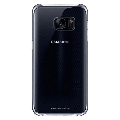 Galaxy S7 ile Uyumlu Clear Back Cover Kılıf Siyah EF-QG930CBEGWW - 2