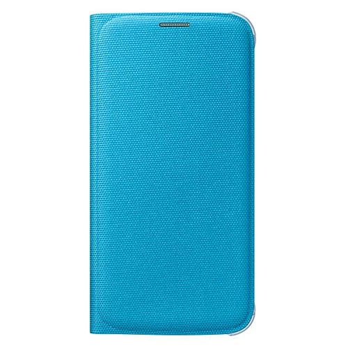Galaxy S6 ile Uyumlu Flip Wallet (Tekstil) Açık Mavi EF-WG920BLEGWW - 2