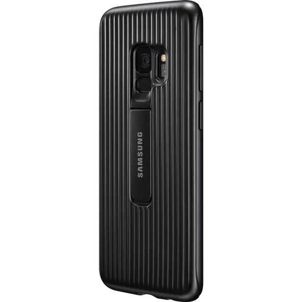 Galaxy S9 ile Uyumlu Protective Stanting Cover Siyah EF-RG960CBEGWW - 4
