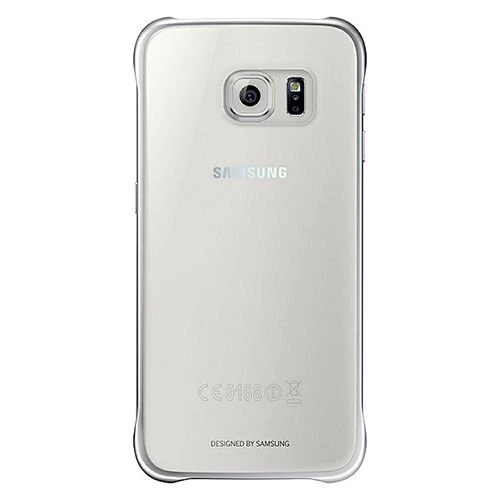 Galaxy S6 ile Uyumlu Clear Cover Gümüş EF-QG920BSEGWW - 1