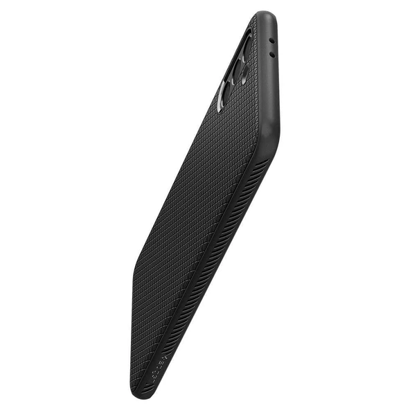 Spigen Galaxy S21 ile Uyumlu Kılıf Liquid Air Matte Black - Resim 5