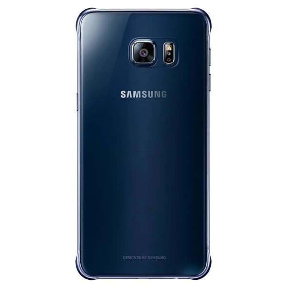 Galaxy S6 Edge Plus ile Uyumlu Clear Back Cover Koyu Lacivert EF-QG928CBEGWW Out - 2