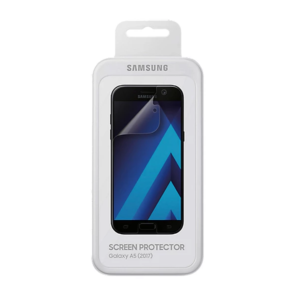 Galaxy A5 2017 ile Uyumlu Tam Kaplayan Kavisli Ekran Koruyucu Jelatin 2 Adet - 1