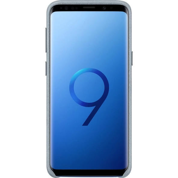 Galaxy S9 ile Uyumlu Alcantara Kılıf Gri EF-XG960AMEGWW - 2